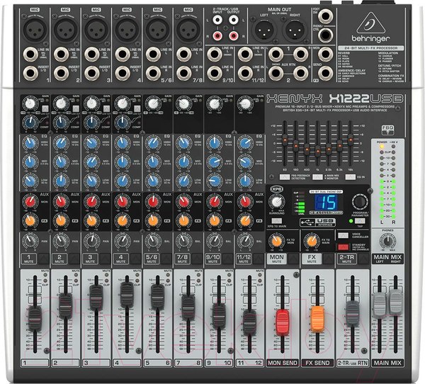 Изображение товара Микшерный пульт Behringer X1222USB