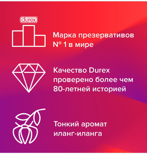 Изображение товара Лубрикант-гель Durex Play Massage 2 in 1 Sensual с иланг-илангом (200мл)