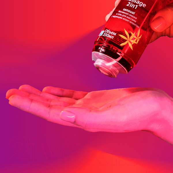 Изображение товара Лубрикант-гель Durex Play Massage 2 in 1 Sensual с иланг-илангом (200мл)