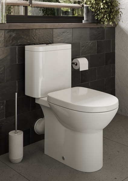 Изображение товара Чаша унитаза напольного Roca Debba Round Rimless 734299P00Y (с двойным выпуском)