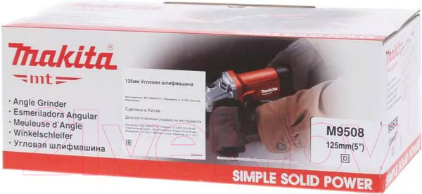 Изображение товара Профессиональная угловая шлифмашина Makita M9508