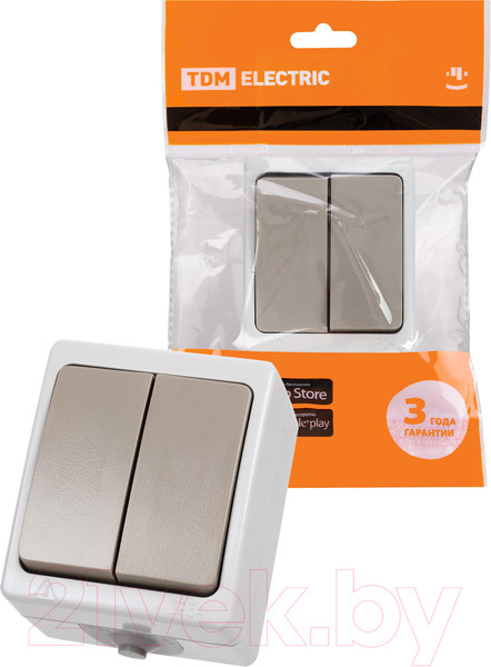 Изображение товара Выключатель TDM Вуокса SQ1803-0002