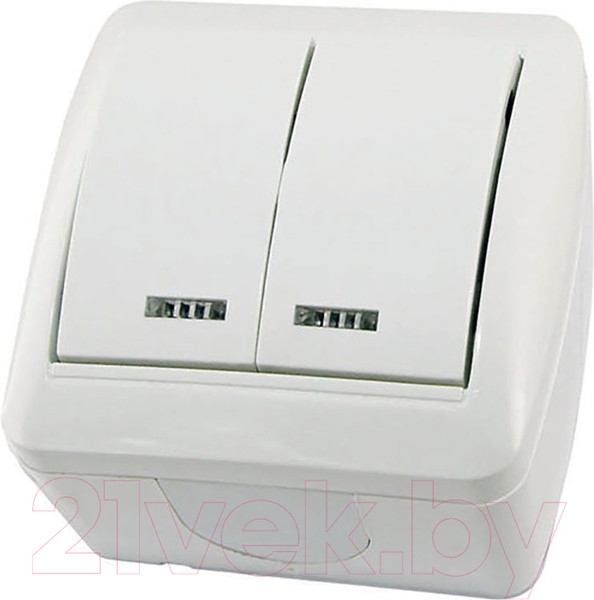 Изображение товара Выключатель TDM Селигер SQ1818-0004 (белый)