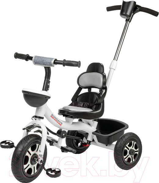 Изображение товара Трехколесный велосипед с ручкой Sundays SJ-9632 (белый)