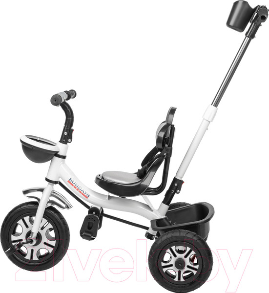 Изображение товара Трехколесный велосипед с ручкой Sundays SJ-9632 (белый)