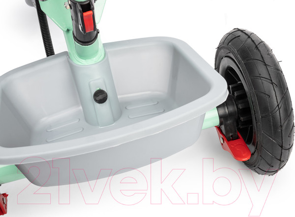 Изображение товара Трехколесный велосипед с ручкой Sundays SJ-9632 (бирюзовый)