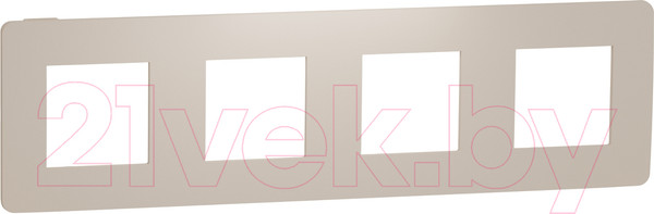 Изображение товара Рамка для выключателей и розеток Schneider Electric Unica NU280844