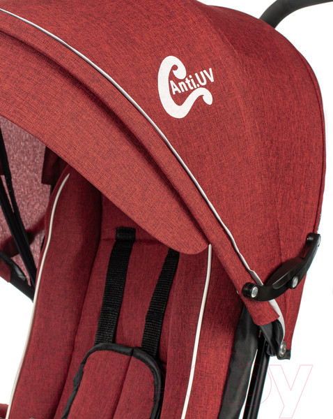 Изображение товара Трехколесный велосипед с ручкой Sundays SJ-BT-16 (бордовый)