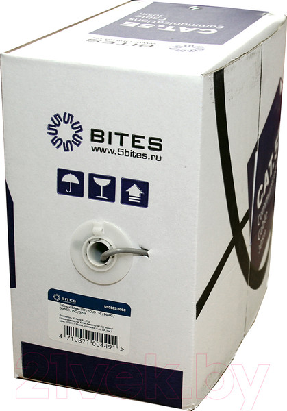 Изображение товара Кабель 5bites UTP CAT.5E US5505-305C (305м)