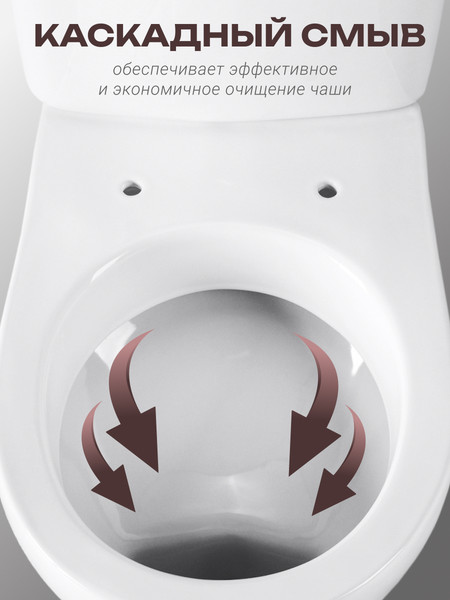 Изображение товара Унитаз напольный Santeri Орион 1P4008S0000BF