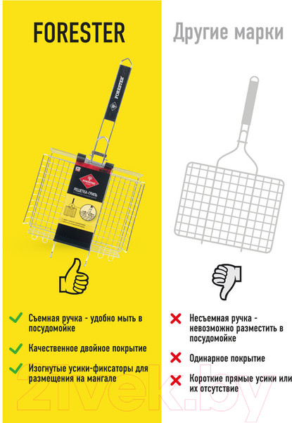Изображение товара Решетка для мангала Forester BQ-S03M