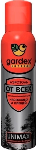 Изображение товара Аэрозоль от насекомых Gardex Extreme 0150 (150мл)