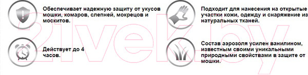 Изображение товара Аэрозоль от насекомых Gardex Extreme 0151 (100мл)