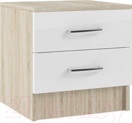 Изображение товара Прикроватная тумба ДСВ Софи СТБ 400.1 (сонома/белый глянец)