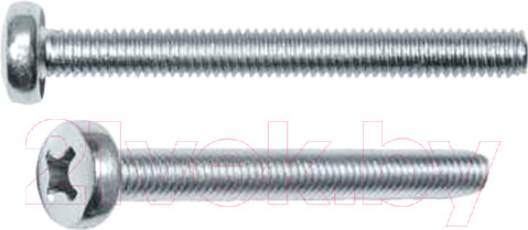 Изображение товара Винт Starfix Полусферическая головка М5x8 DIN 7985 / SMC2-53170-1000 (1000шт, оцинкованный)