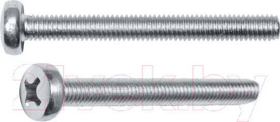Изображение товара Винт Starfix Полусферическая головка М6x10 DIN 7985 / SMC2-54172-500 (500шт, оцинкованный)