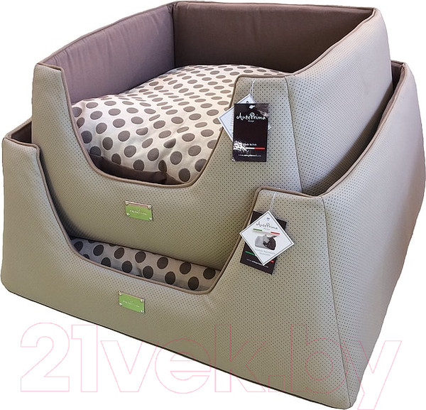 Изображение товара Лежанка для животных AntePrima Ghibl / GHIBPELBEIG02 (серый/коричневый)