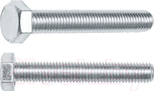 Болт Starfix Шестигранный М20x120 DIN 933 прочность 5.8 / SMV1-27573-5 (5кг, оцинкованный) — фото 5