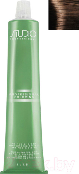 Изображение товара Крем-краска для волос Kapous Studio Professional с женьшенем и рисовыми протеинами 6.3 (темный золотистый блонд)