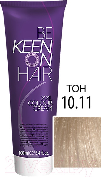 Изображение товара Крем-краска для волос KEEN Colour Cream 10.11