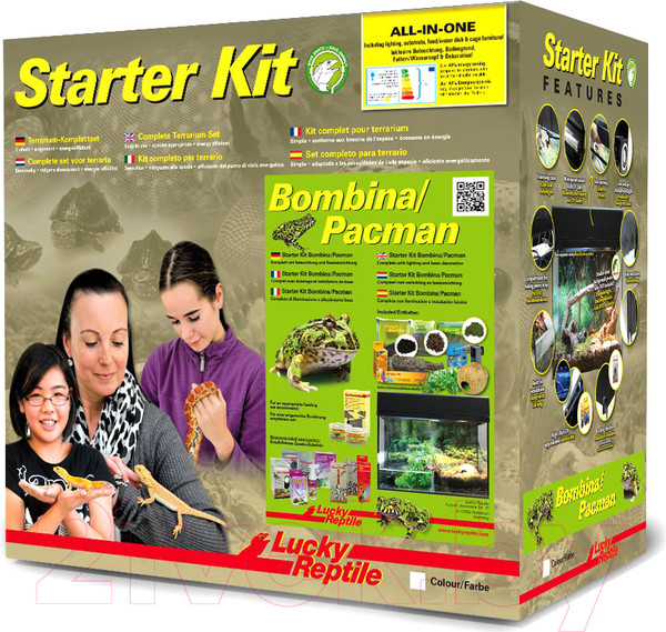 Изображение товара Террариум Lucky Reptile Стартовый комплект для амфибий / SK80BP-W (белый)