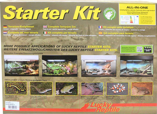 Изображение товара Террариум Lucky Reptile Стартовый комплект для амфибий / SK50BP-B (черный)
