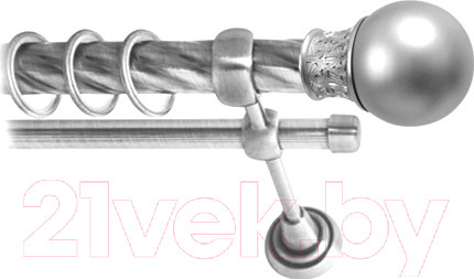 Изображение товара Карниз для штор Lm Decor Тифани 037 2р витой 25/16мм (сатин, 2.8м)