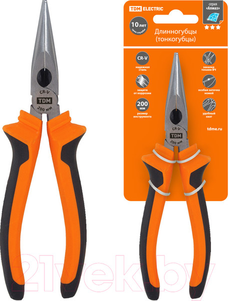Изображение товара Тонкогубцы TDM SQ1011-0204