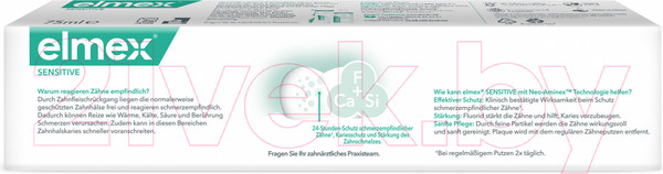 Изображение товара Зубная паста Elmex Сенситив плюс (75мл)
