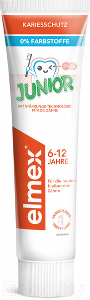 Изображение товара Зубная паста Elmex Junior для детей 6-12 лет (75мл)