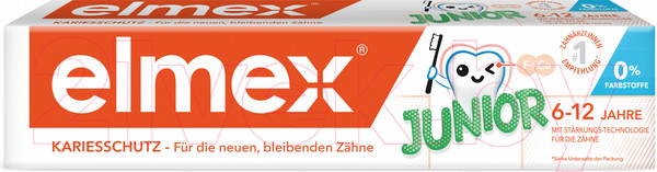Изображение товара Зубная паста Elmex Junior для детей 6-12 лет (75мл)
