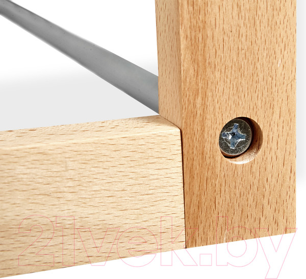 Изображение товара Полка для обуви Sheffilton Альберо SHT-SR9 (прозрачный лак/алюминий)