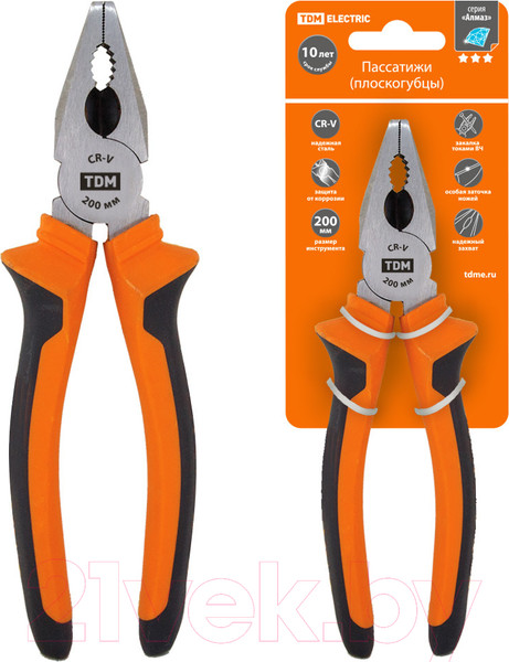 Изображение товара Пассатижи TDM SQ1010-0203