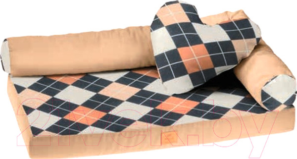 Изображение товара Лежанка для животных Ferplast Tommy Rombus 65 / 82255699 (розовый ромб)