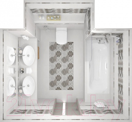 Изображение товара Плитка Cersanit Alrami (420x420, многоцветный)