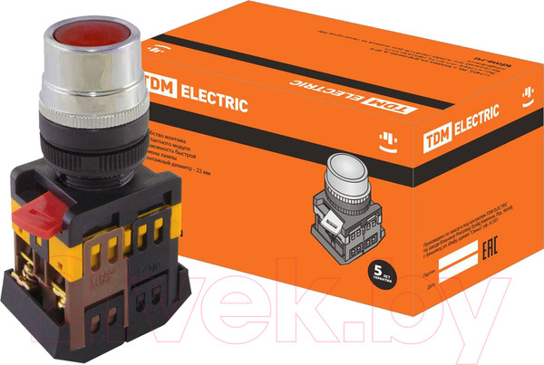 Изображение товара Кнопка для пульта TDM SQ0704-0001 (красный)