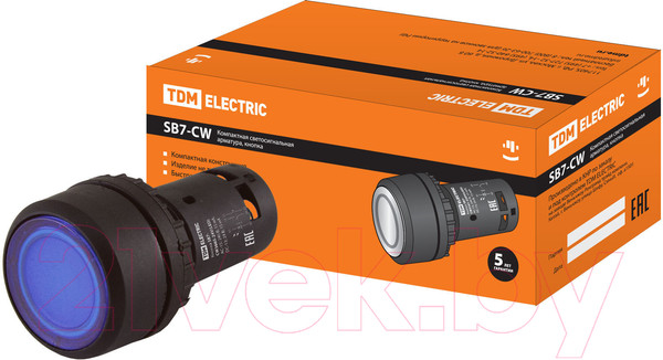 Изображение товара Кнопка для пульта TDM SQ0746-0040 (синий)