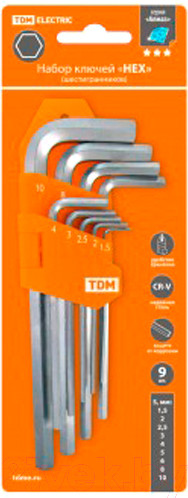 Изображение товара Набор ключей TDM SQ1020-0103
