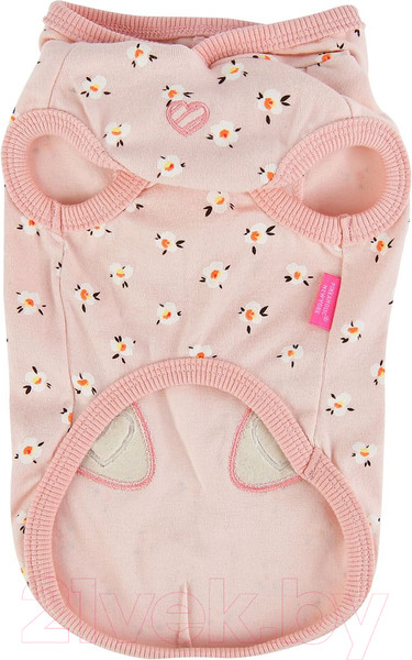Изображение товара Футболка для животных Pinkaholic Fiorella с капюшоном / NATA-TS7567-IP-L (розовый)