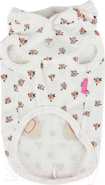 Изображение товара Футболка для животных Pinkaholic Fiorella с капюшоном / NATA-TS7567-IV-M (слоновая кость)