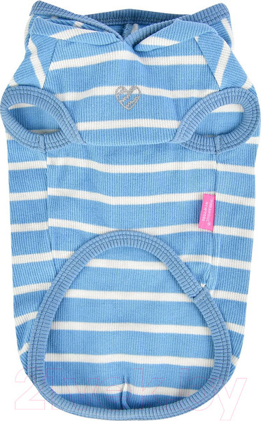 Изображение товара Футболка для животных Pinkaholic Mamours с капюшоном / NATA-TS7565-BL-M (голубой)