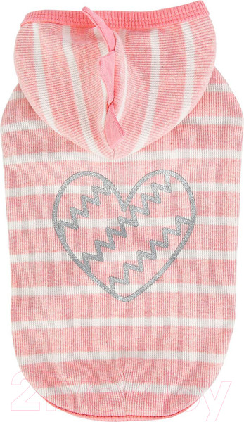 Изображение товара Футболка для животных Pinkaholic Mamours с капюшоном / NATA-TS7565-IP-M (розовый)