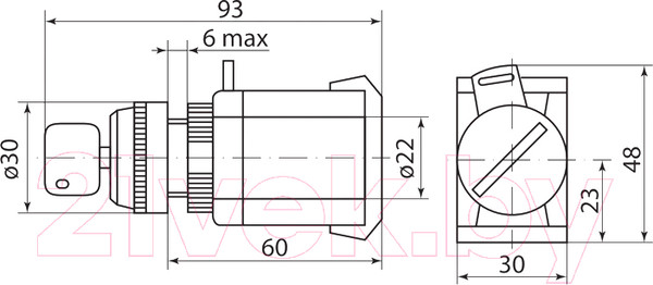 Изображение товара Переключатель TDM SQ0703-0005