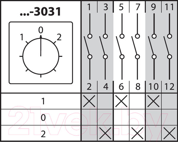 Изображение товара Переключатель TDM SQ0715-0139