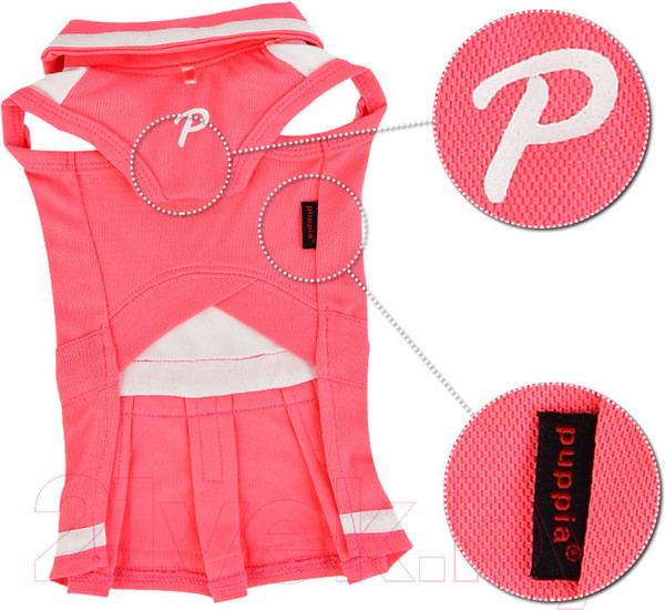 Изображение товара Платье для животных Puppia Ace / PATA-OP1742-PK-L (L, розовый)