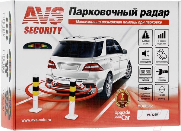Изображение товара Парковочный радар AVS PS-124 U / A78012S