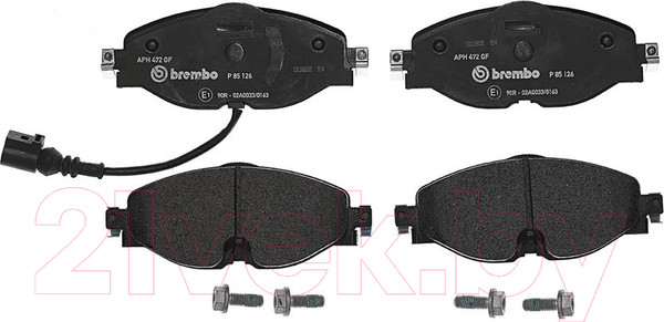 Изображение товара Тормозные колодки Brembo P85126