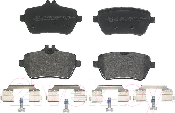 Изображение товара Тормозные колодки Brembo P50117