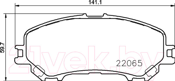 Изображение товара Тормозные колодки Brembo P56100