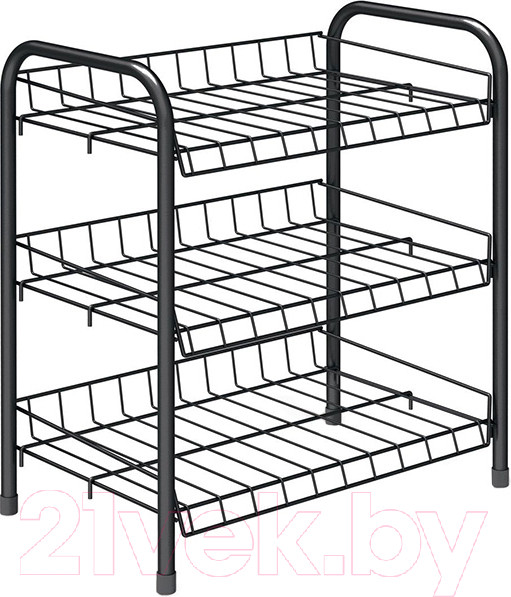 Изображение товара Полка для обуви Ника ЭТ4/Ч (черный)